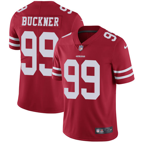 San Francisco 49ers Limited Red Men DeForest Buckner Home NFL Jersey 99 Vapor Untouchable